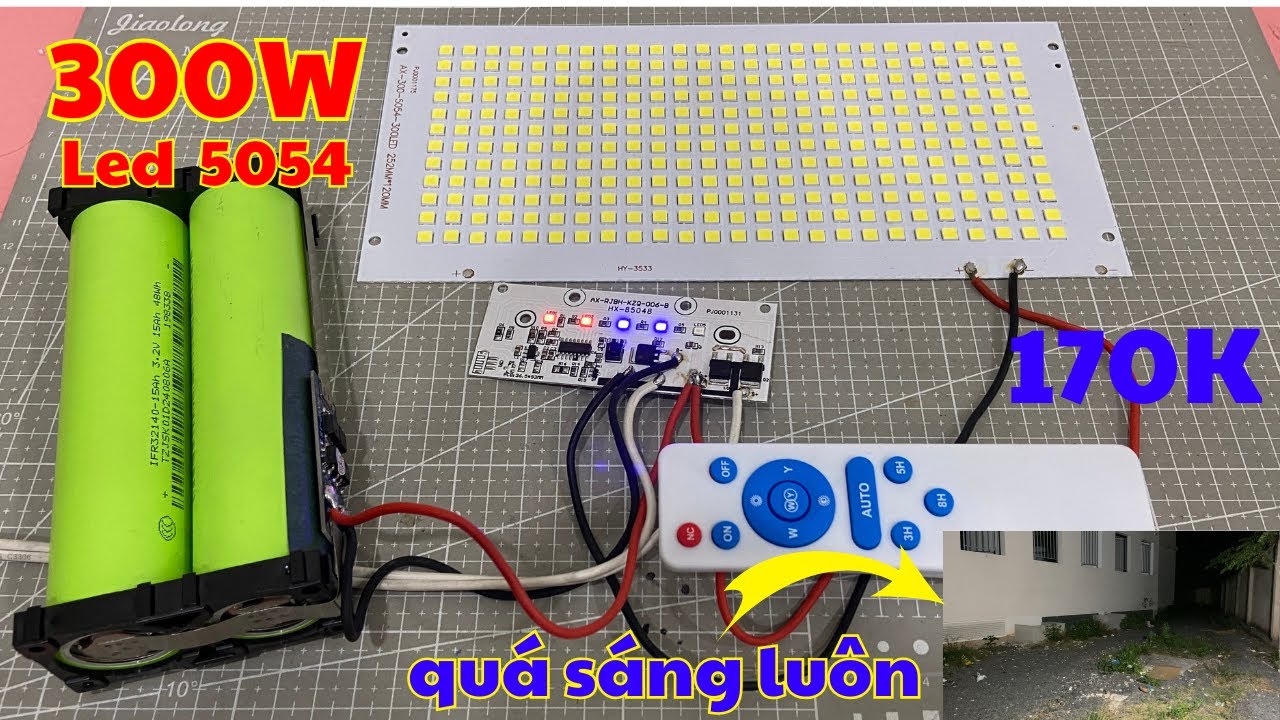 Combo mạch đèn led năng lượng mặt trời 300w - chip led 5054 giá rẻ trên Shopee | NguyenTrung Review