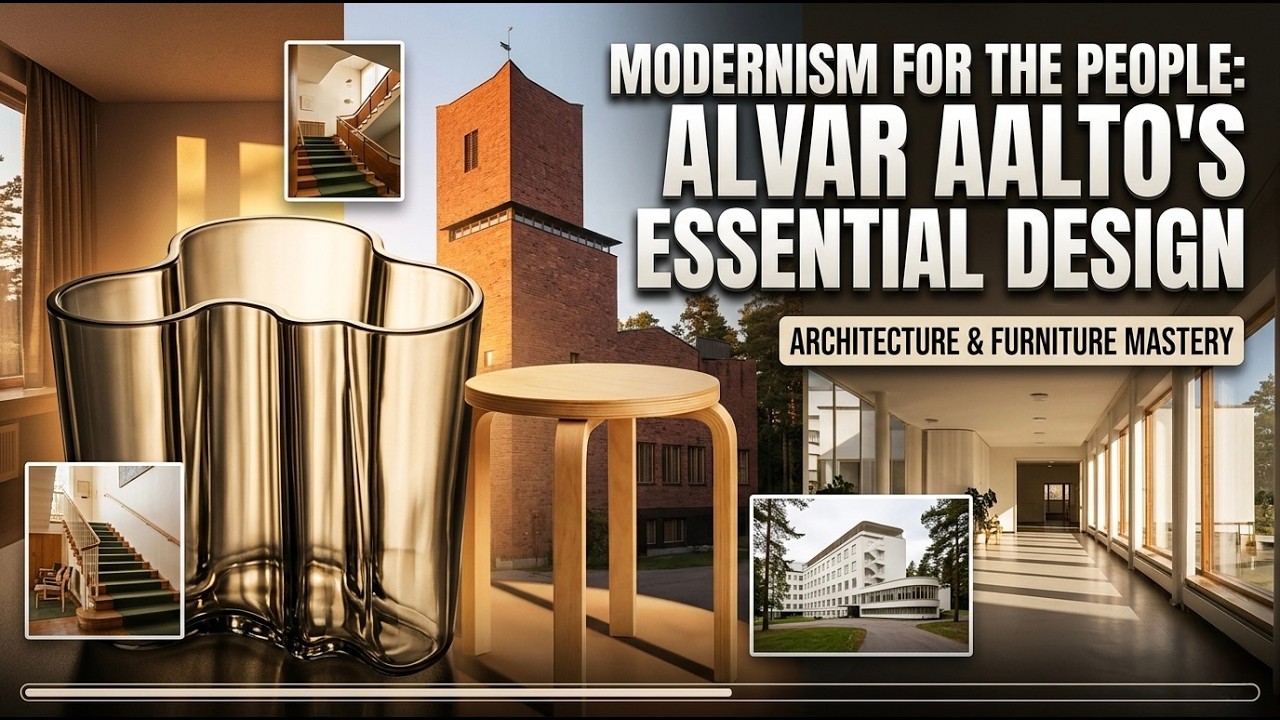 Alvar Aalto: The Master of Human-Centered Modernism and Organic Design