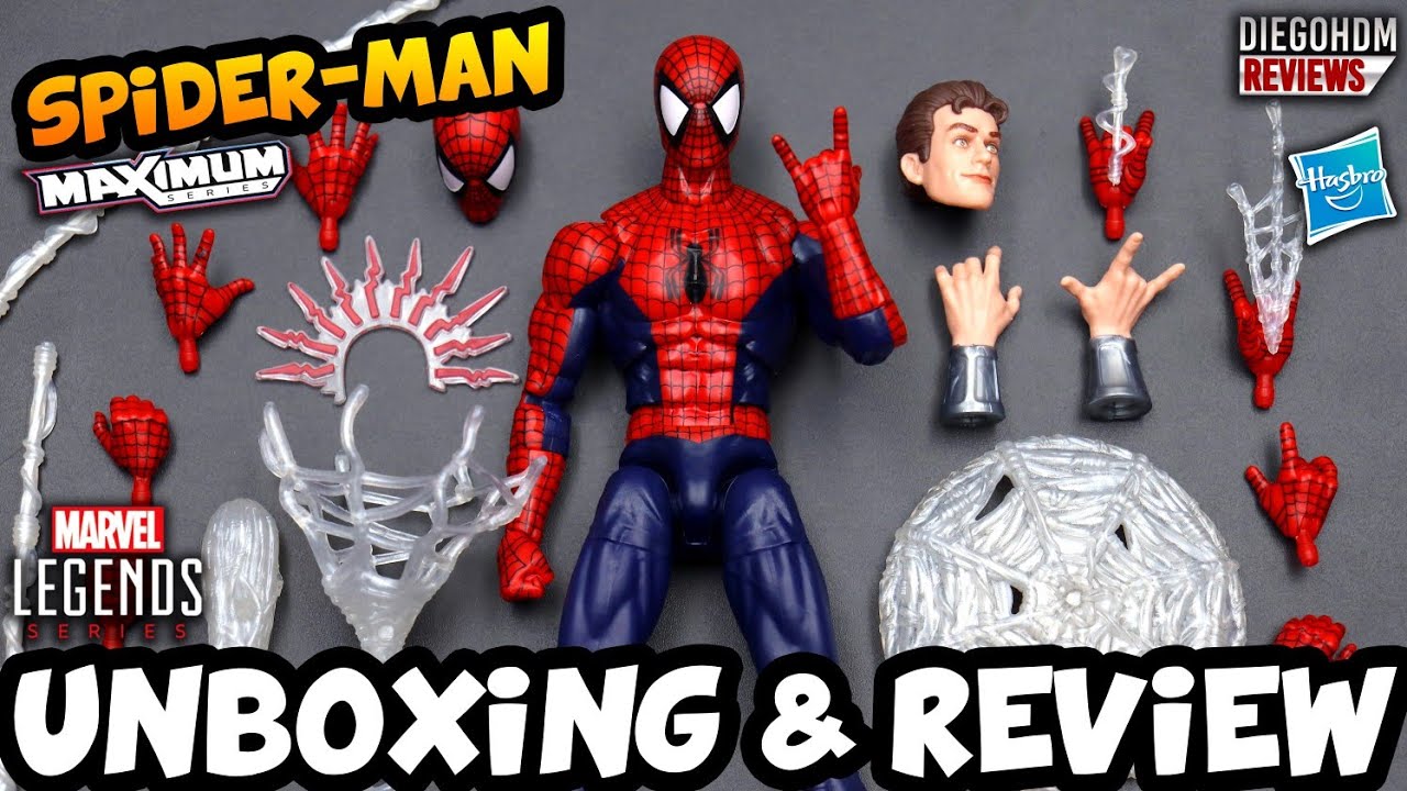 SPIDER-MAN MAXIMUM SERIES Marvel Legends VALE A PENA? Unboxing e Review