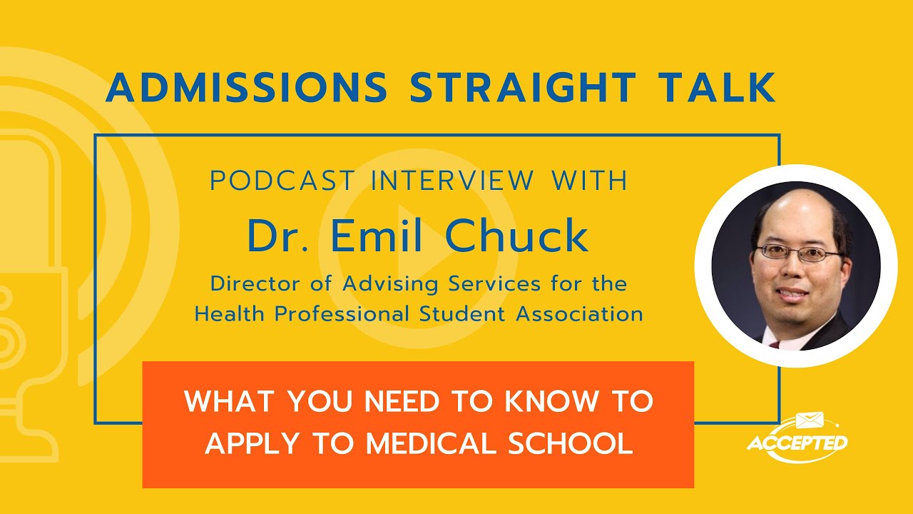 What You Need to Know to Apply to Medical School