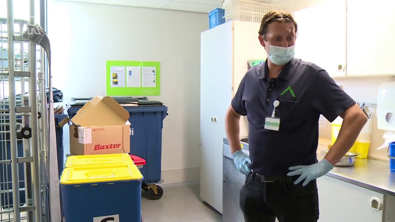 Emmers vol met corona-afval in het IJsselland Ziekenhuis