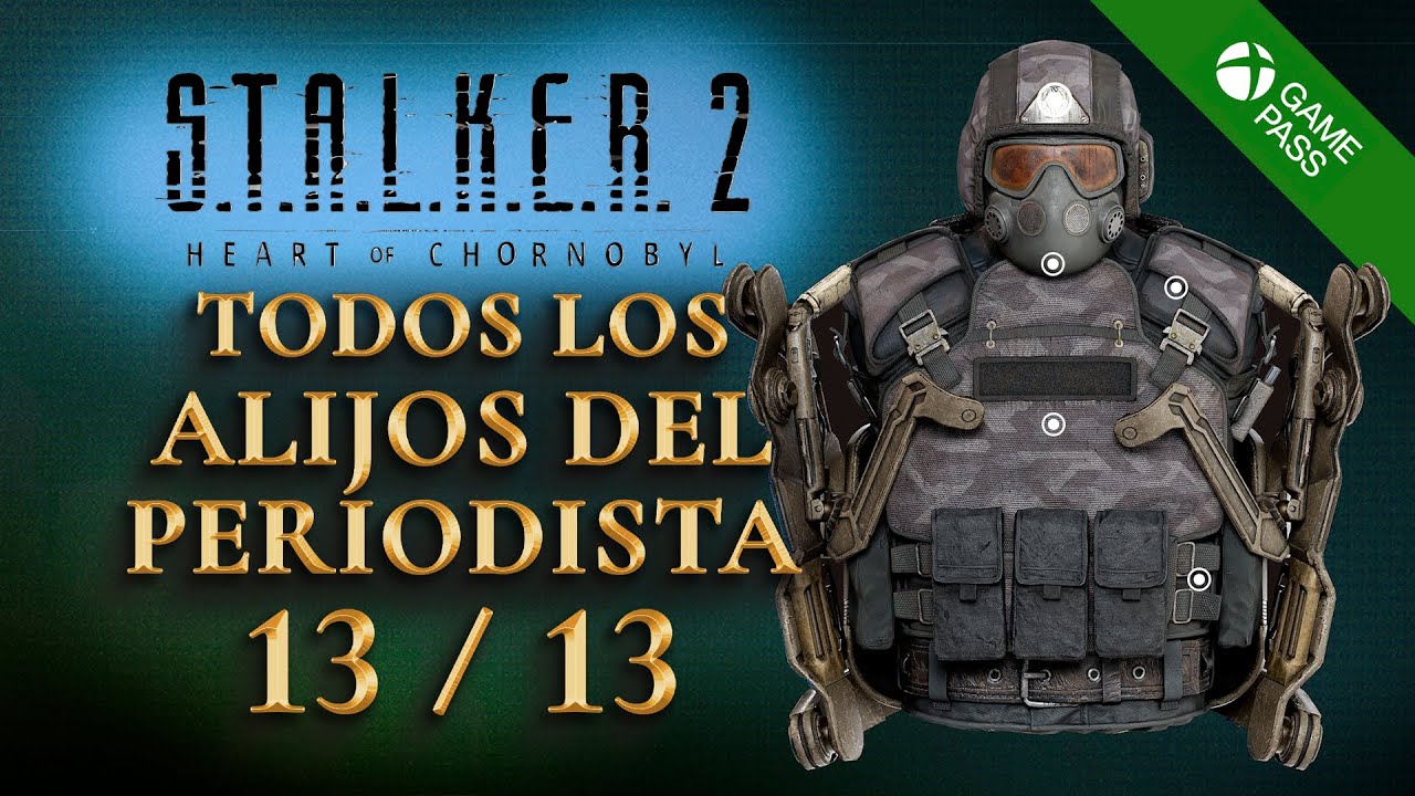 STALKER 2 | Todos los Alijos del Periodista | Las mejores armaduras y armas Stalker 2