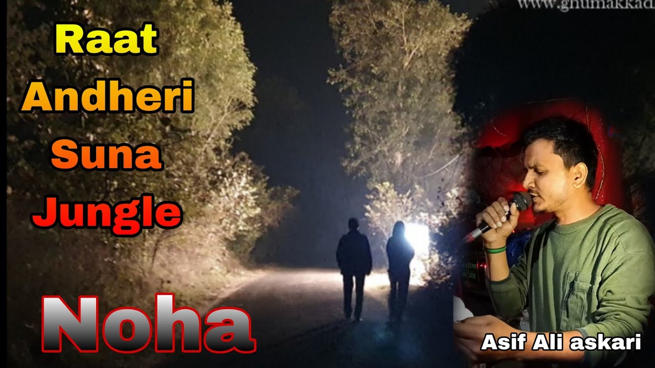 Raat Andheri Suna Jungle sannata veeranon mein noha Asif Ali askari