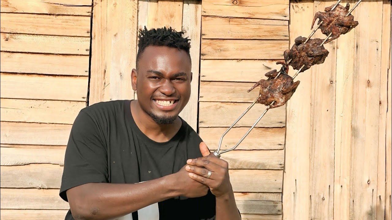 Cooking 3 delicious pigeons and a guinea pig [cooking with Kalonga Family]