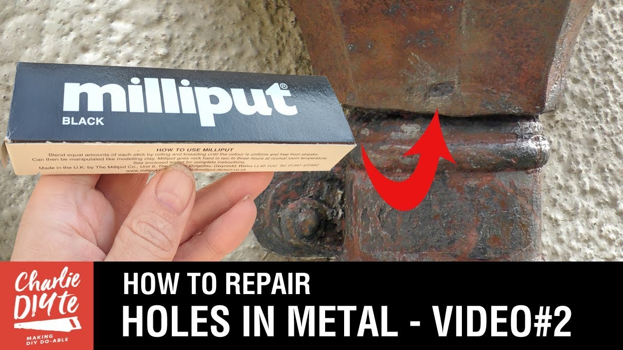 How to Repair Holes in Metal with Milliput - Video 2 of 3