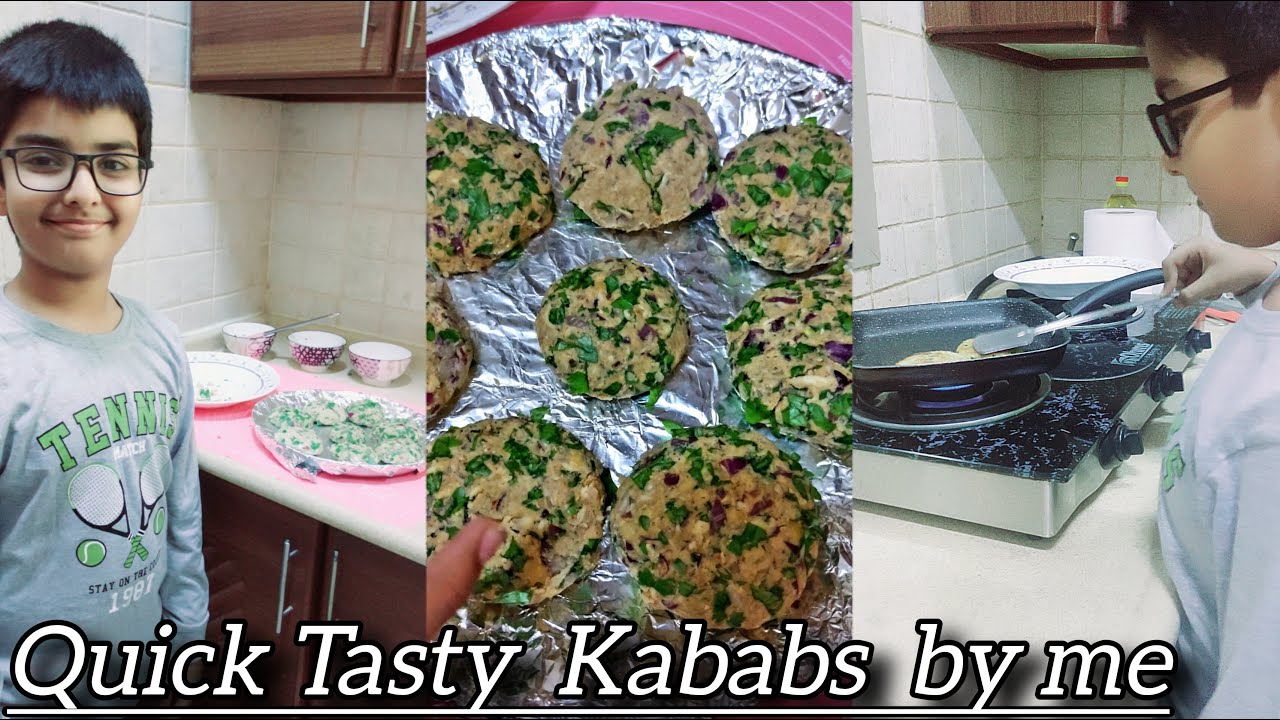 Quick Tasty Kababs by a Kid Chef | simple easy recipe by Ayan | Ramzan quick recipe Kababs