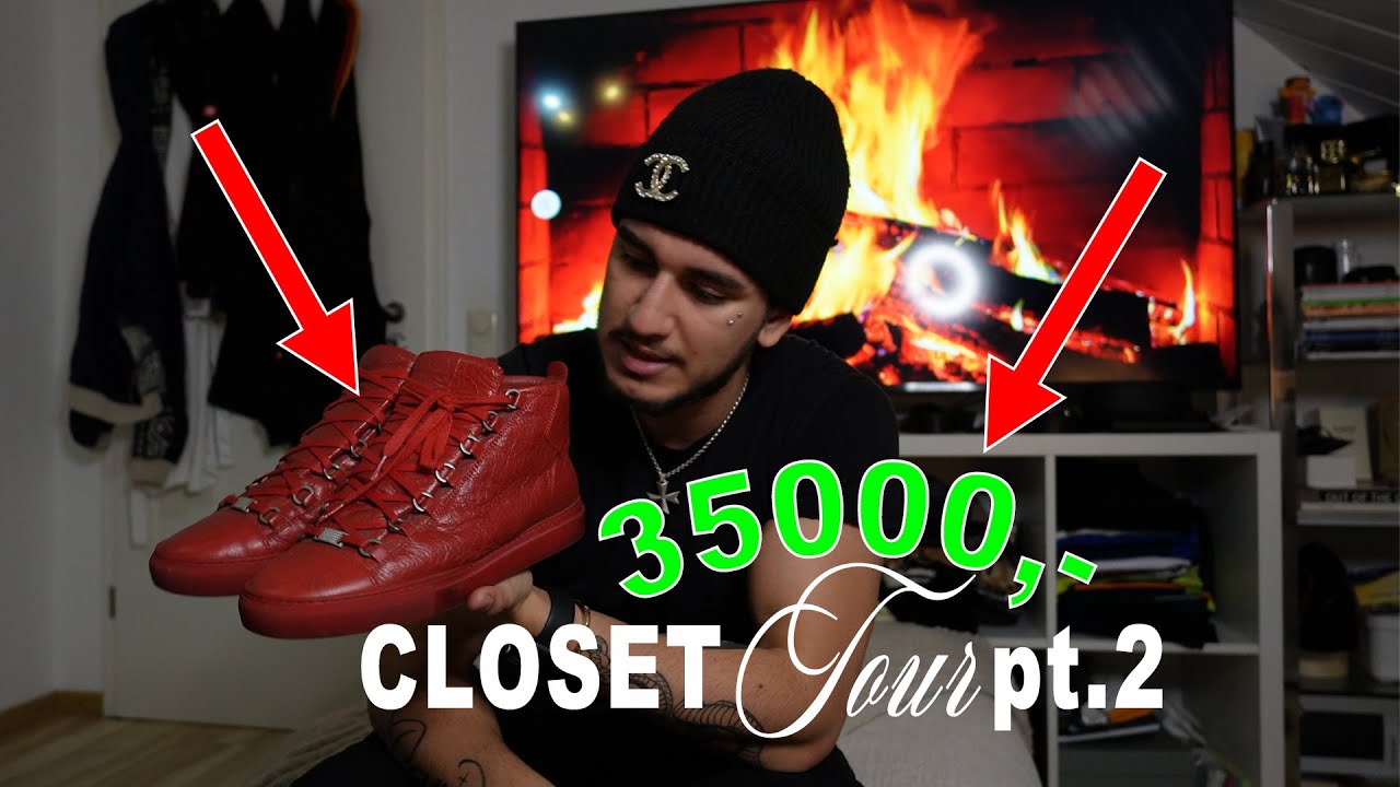 35000€ Kleiderschrank Tour pt.2 (Balenciaga, Saint Laurent, Rickowens, Chanel, ...)