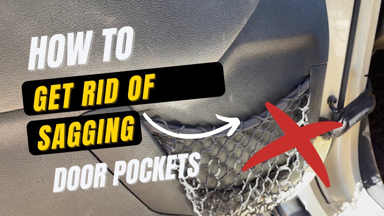 How To Replace Sagging door nets on Jeep Wrangler JK JKU