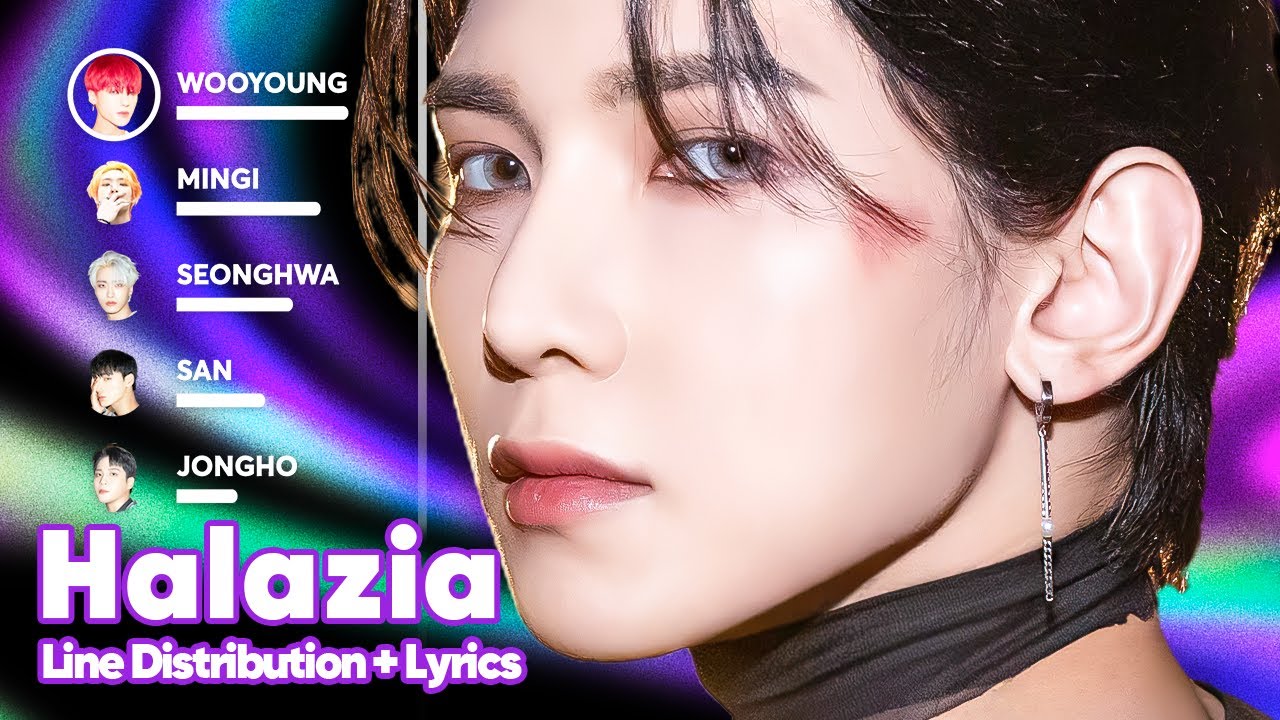 ATEEZ - Halazia (Line Distribution + Lyrics Karaoke) PATREON REQUESTED