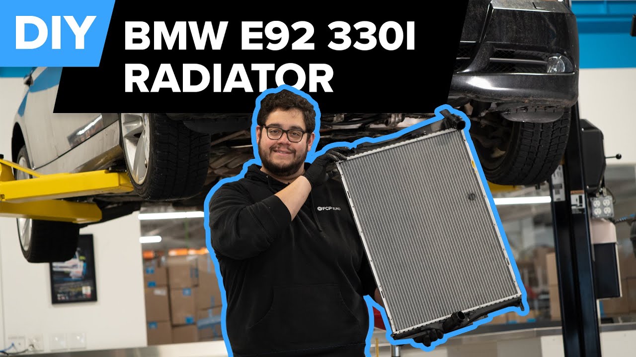 BMW E90 Radiator Replacement DIY (BMW N52 Engine - 2006-2013 128i, 325i, 328i, 330i, & Z4)