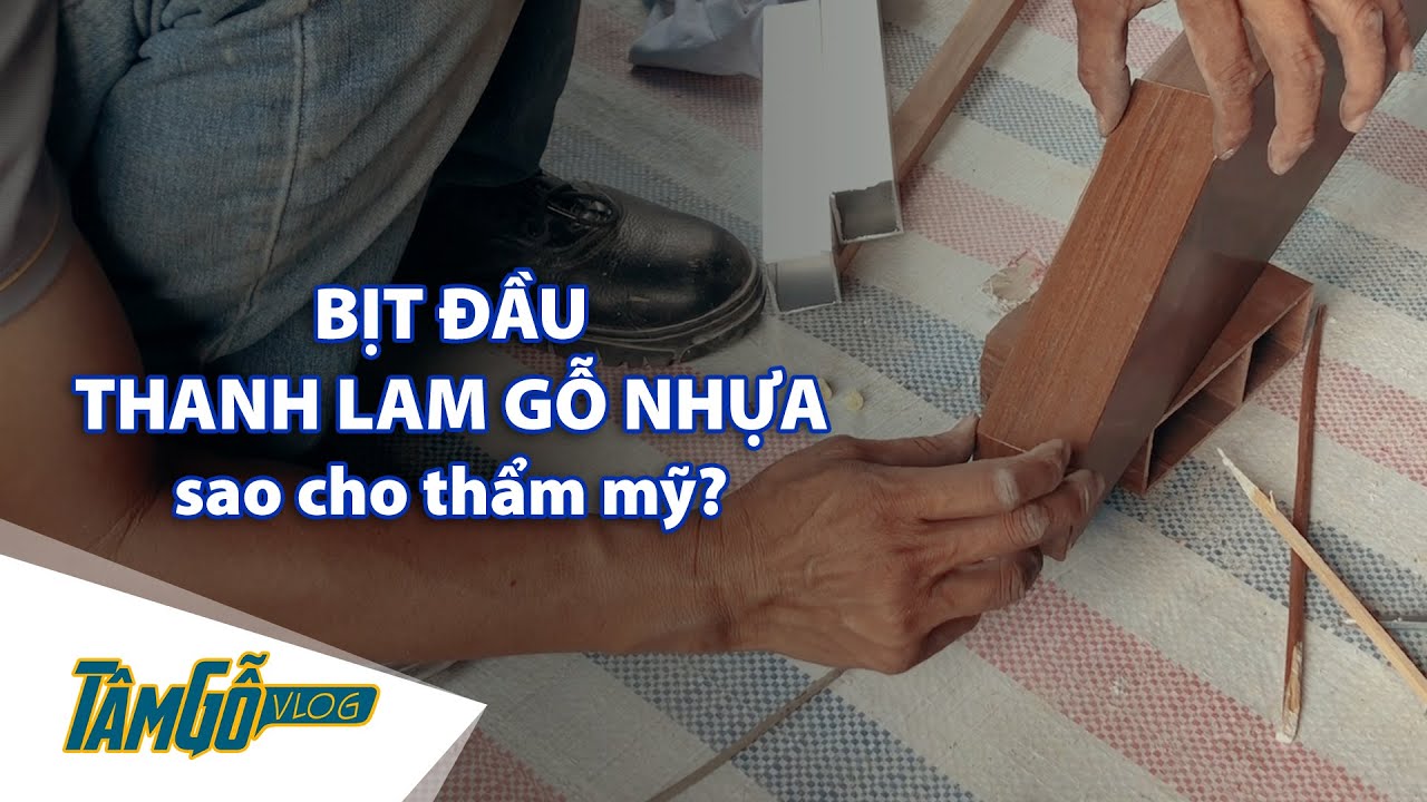 Hướng dẫn bịt đầu lam khi thi công giàn pergola bằng gỗ nhựa ngoài trời | Tâm Gỗ Vlog