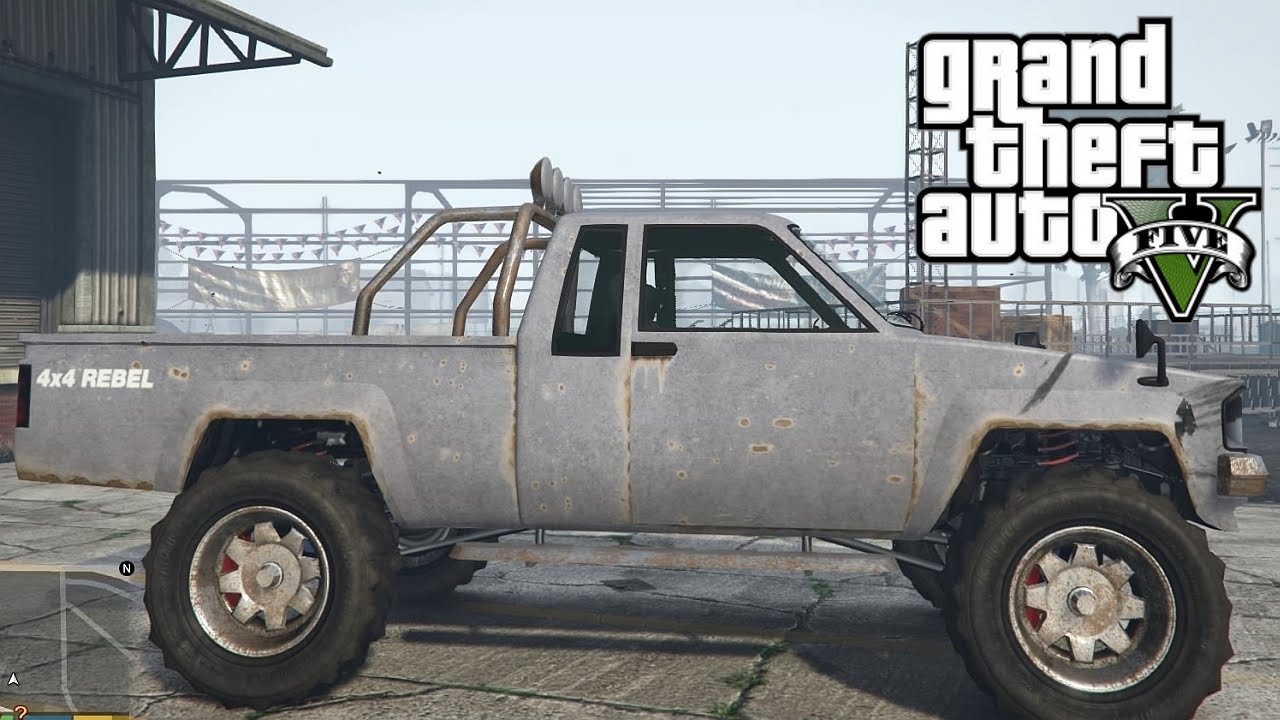 GTA V Next Gen PS4 - Karin Rusty Rebel Test Drive