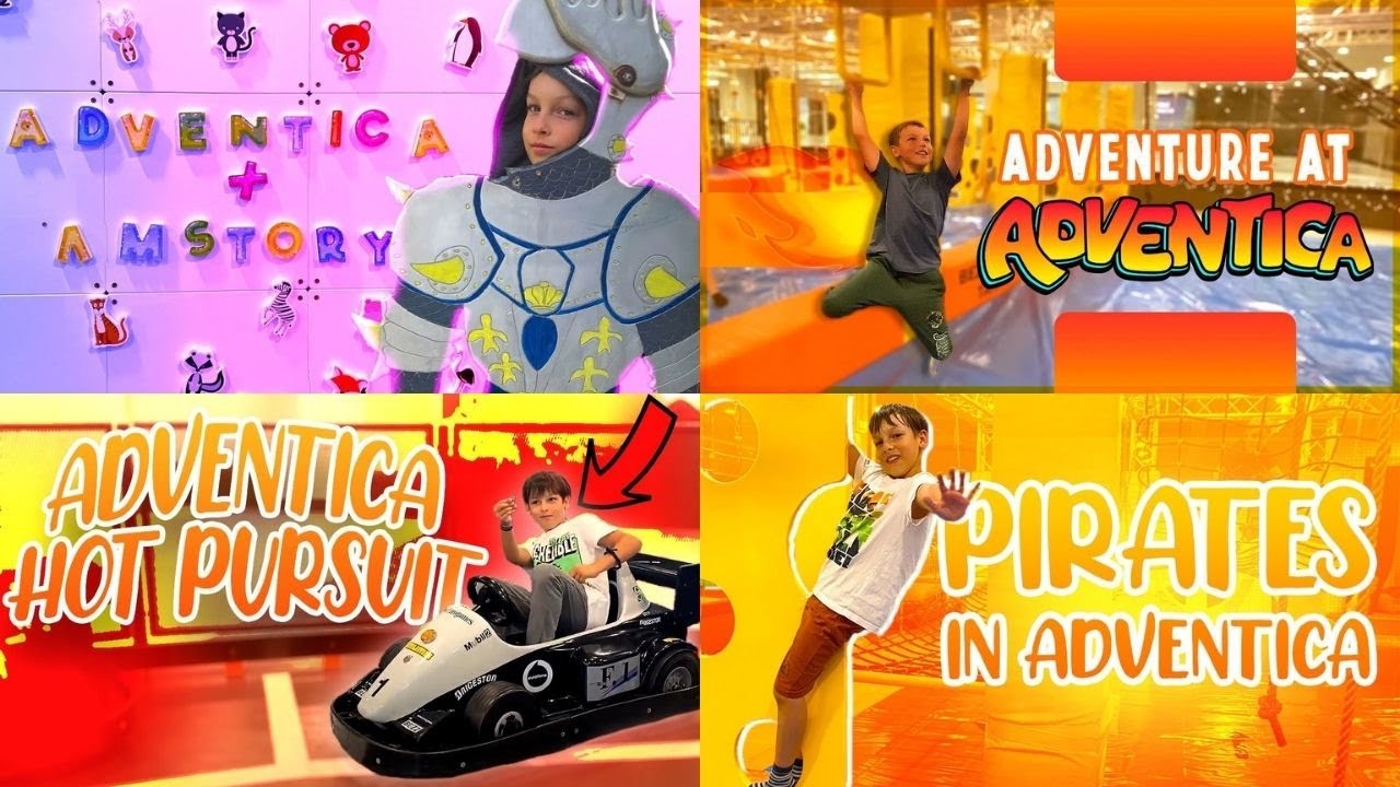 Adventica Compilation. New Adventica in Riga. Family entertainment center