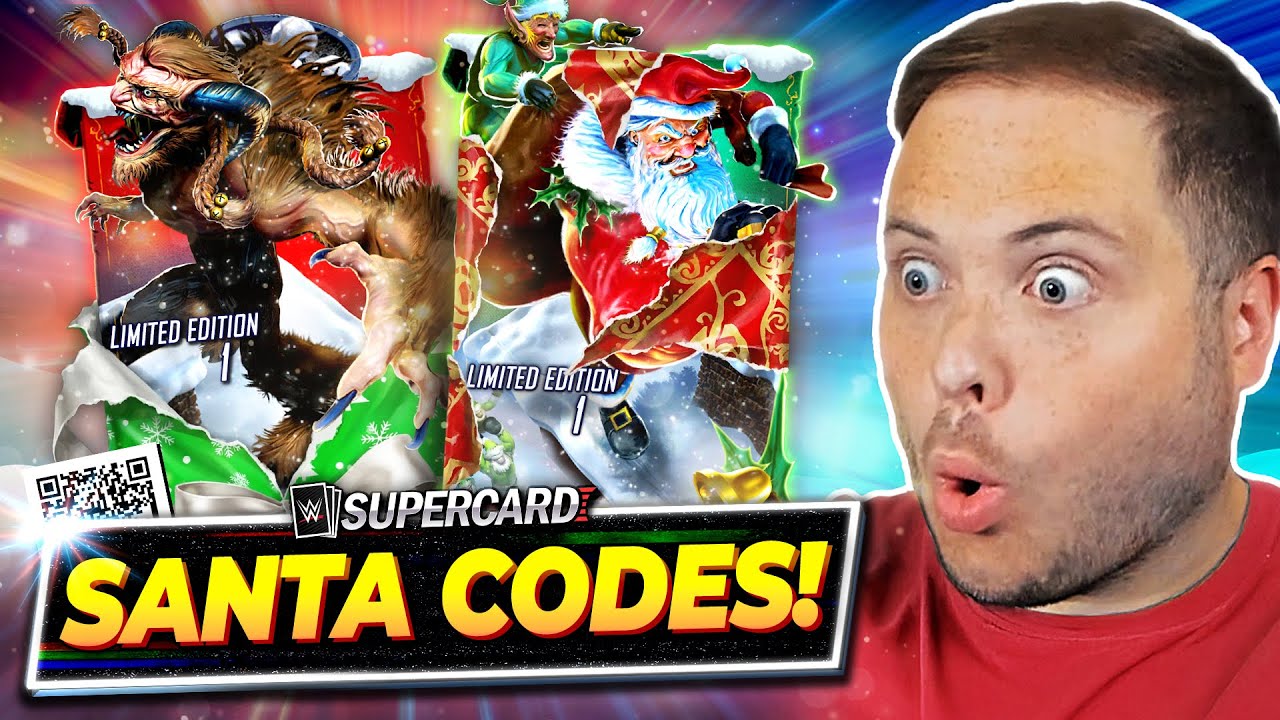 How I Got KRAMPUS & SANTA Cards! You NEED These 5 NEW Codes in WWE SuperCard!