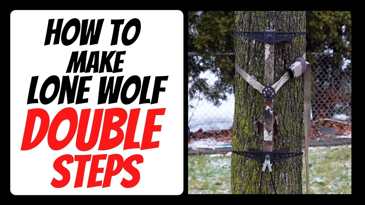 Lone Wolf Climbing Stick Modifications - Lone Wolf Double Step Sticks