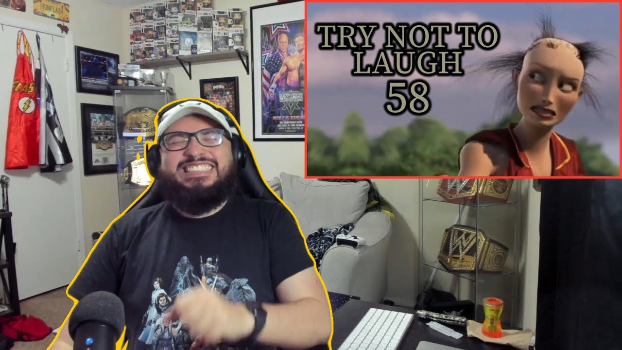 Try not to laugh CHALLENGE 58 - by AdikTheOne - Reaction!!