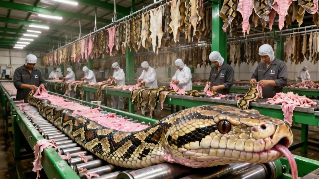 Why a Snake Leather Bag Costs $10,000? 😱 Inside the Secret Factory
