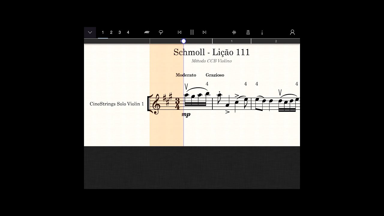 Lição 111 - Schmoll CCB - Violino