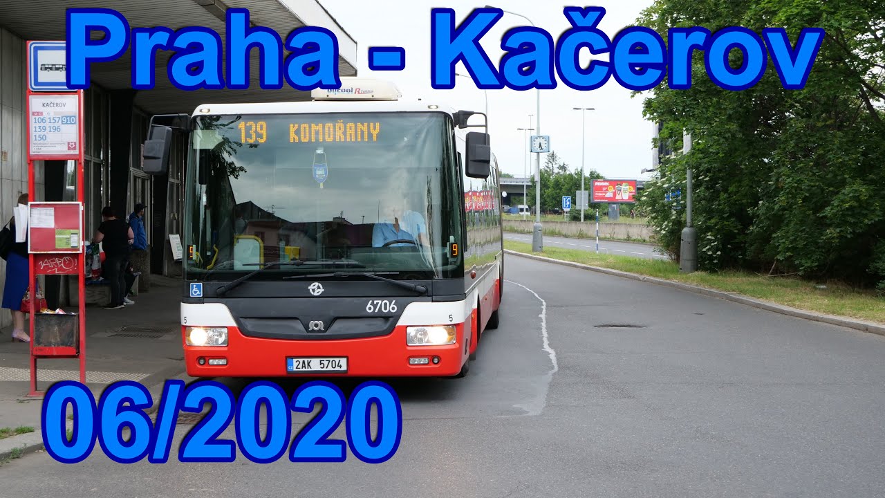 Autobusy Praha - Kačerov | 06/2020
