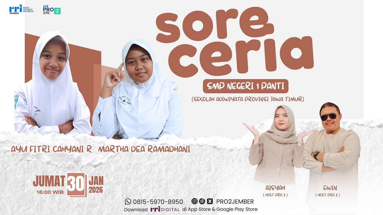 SORE CERIA BERSAMA SMP NEGERI 1 PANTI