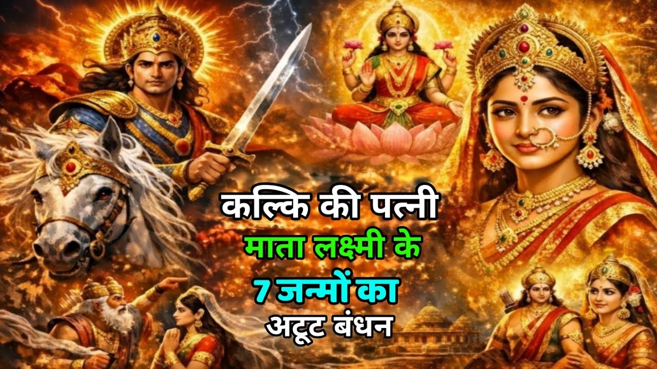 Kalki Avatar की पत्नी और माता लक्ष्मी की 7 जन्मों की सभी कथा 🔥