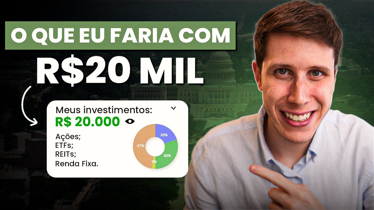 Como montar uma carteira DO ZERO com R$20.000 nos EUA