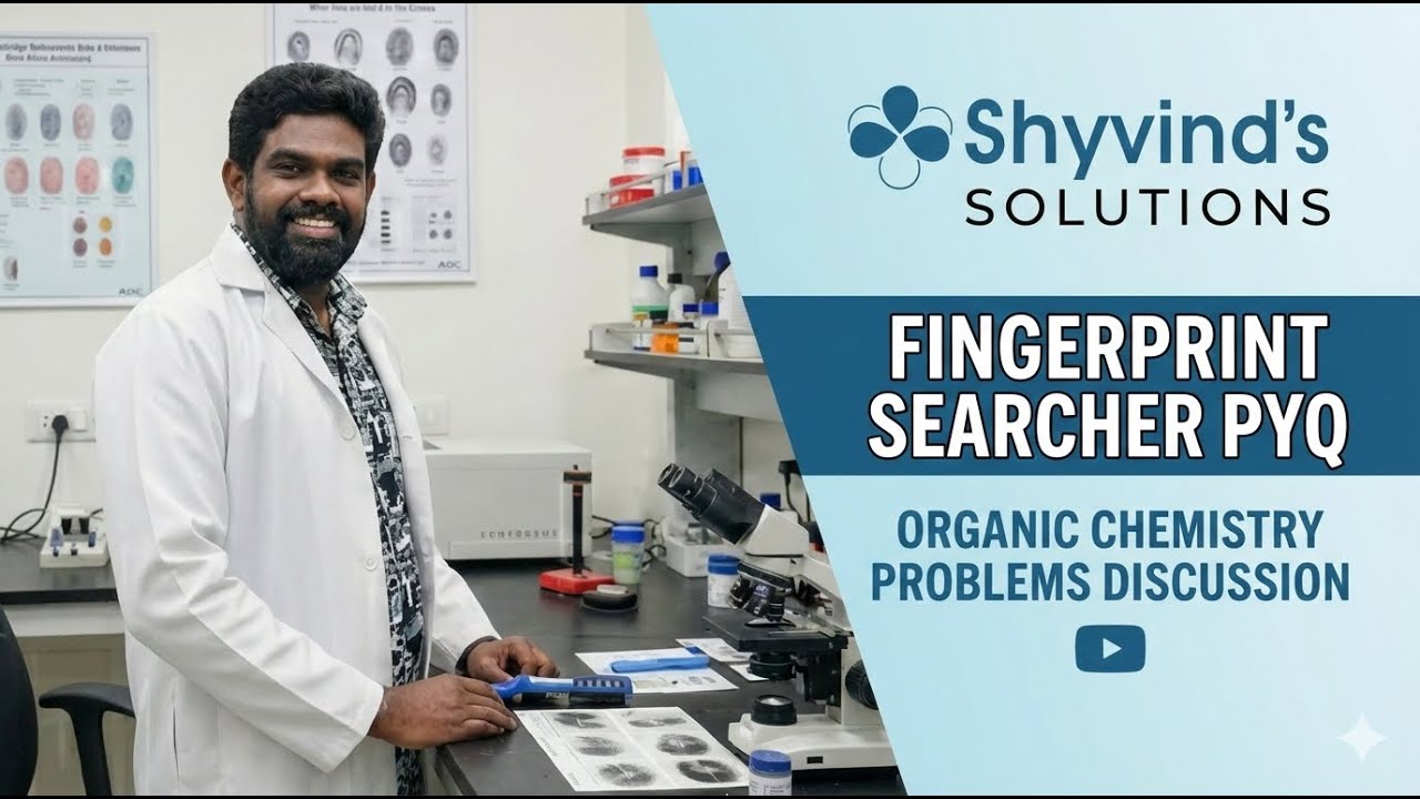 ORGANIC CHEMISTRY PYQ FINGER PRINT SEARCHER 2021