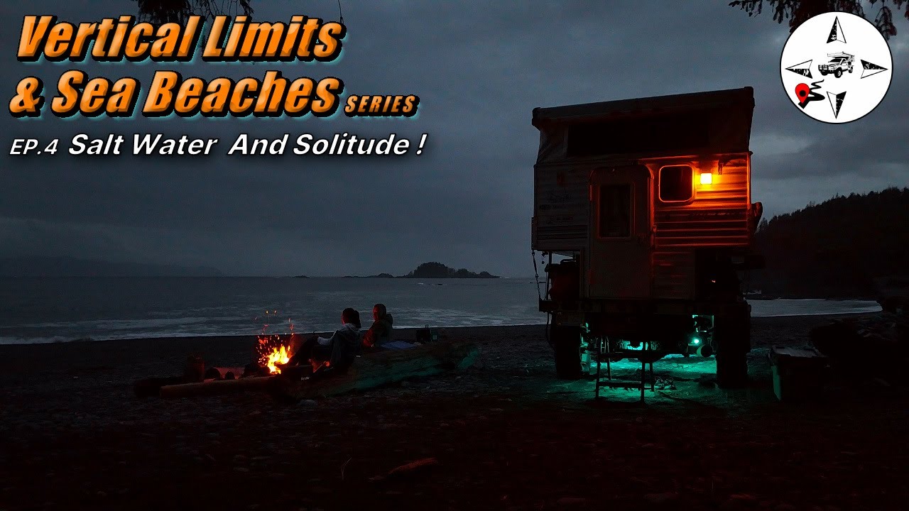 EP 4. Sand, Surf And 4x4 Power - Remote And Off grid Beach Camping in Our 4x4 Truck Camper