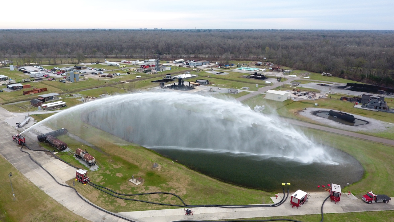 16,000 GPM Industrial Firefighting Demonstration
