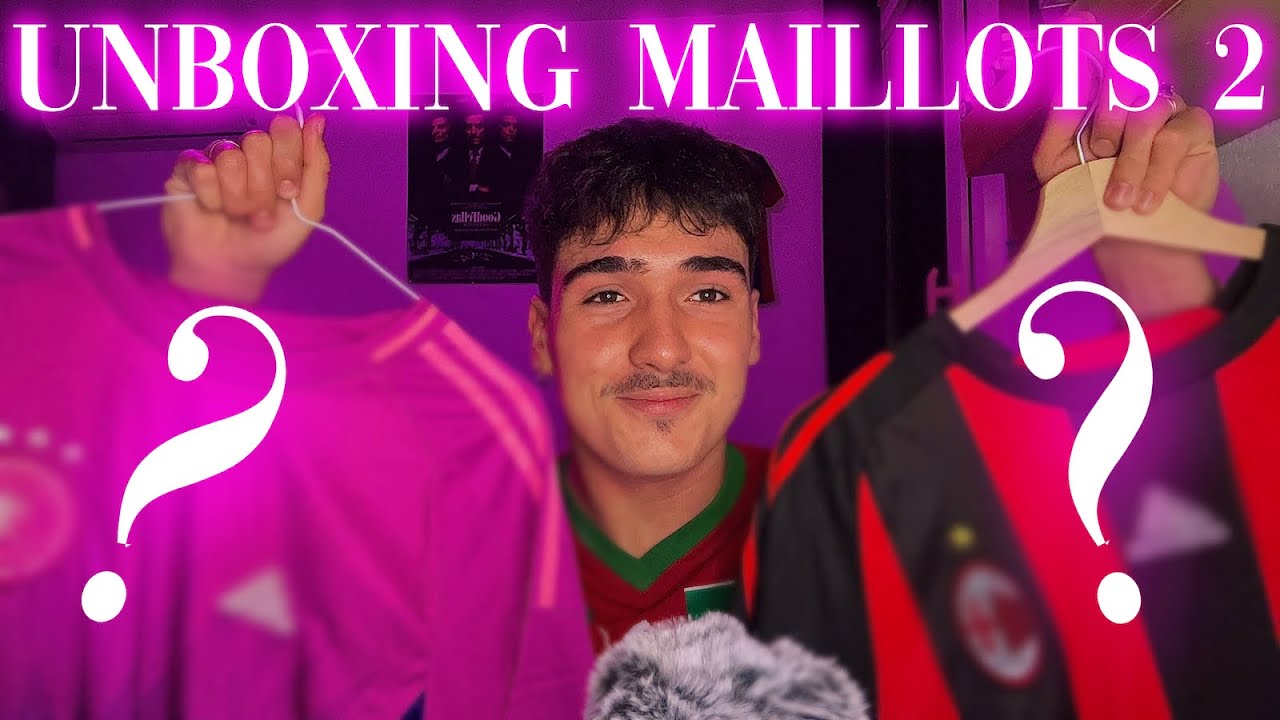 ASMR UNBOXING MAILLOTS #2 (des pépites de chez foot24shop)