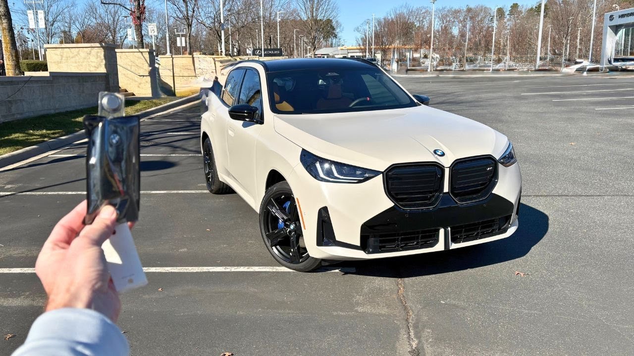 BMW X3 M50 2026 года: запуск двигателя, выхлопная система, тест-драйв, обзор, вид от первого лица...