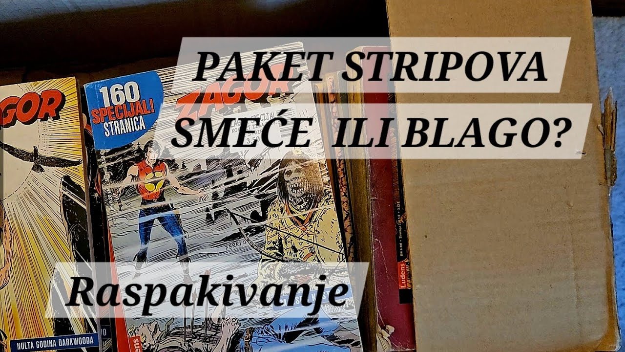Paket Polovnih Stripova Ima Svega Unboxing Raspakivanje