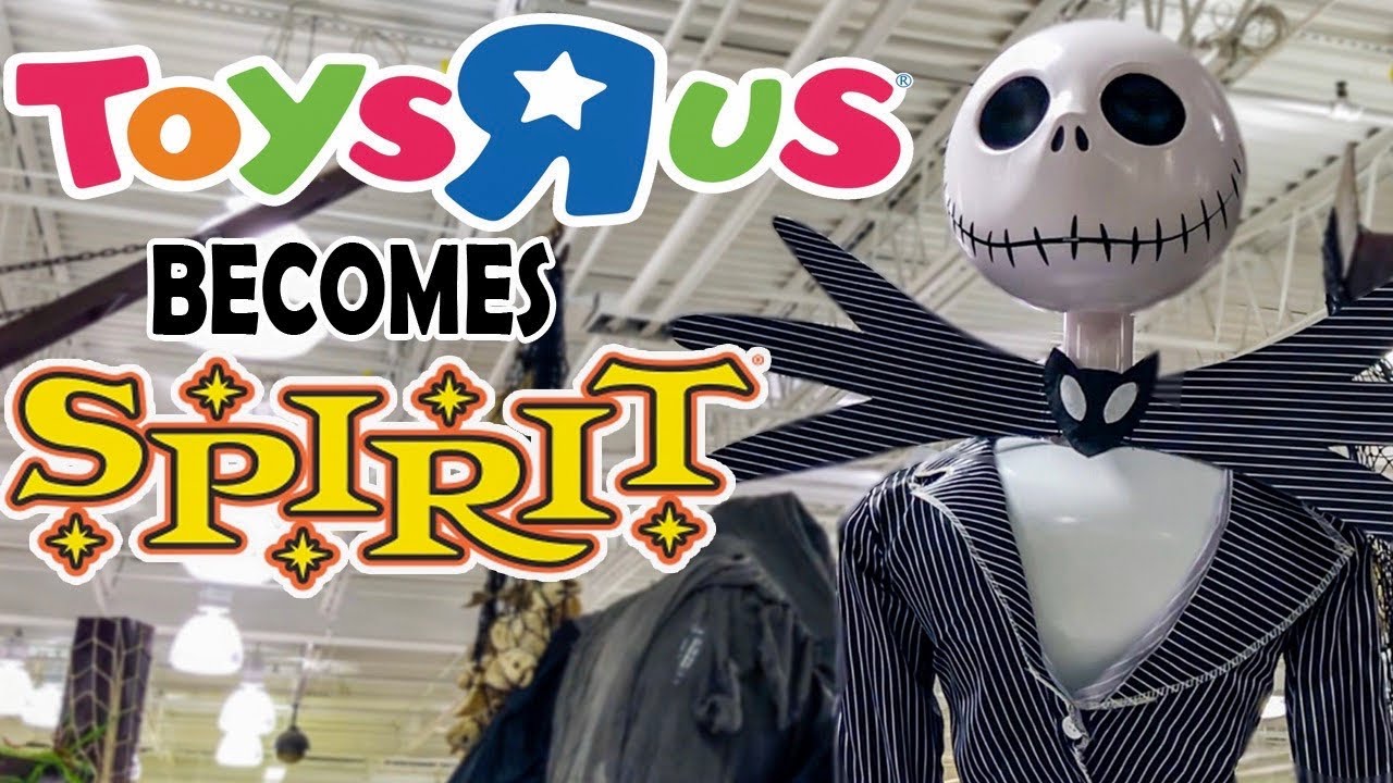 Spirit Halloween inside ABANDONED TOYS R US