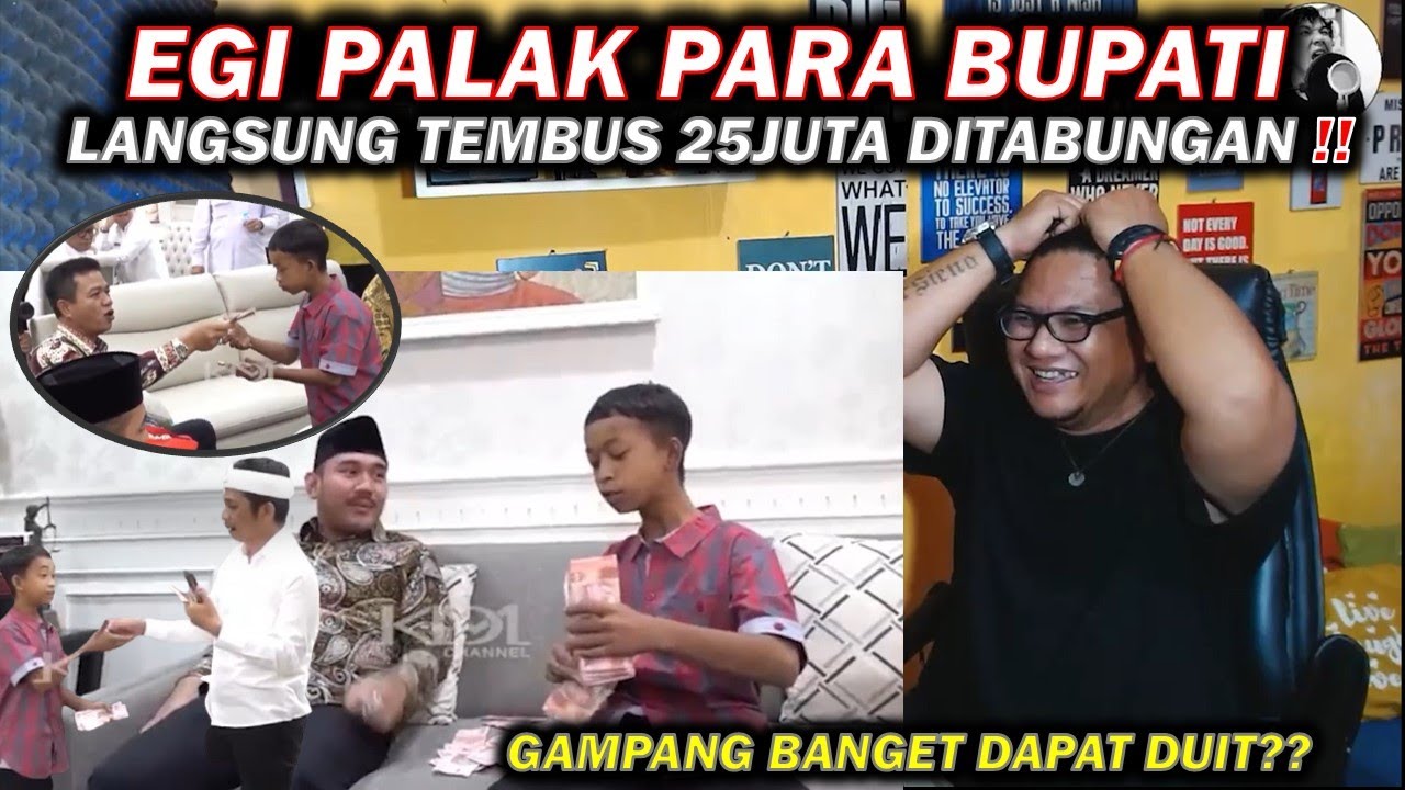 TEMBUS 25JUTA❗EGI PALAK Para Bupati Jawa Barat❗❗ Egi Kuras Dompet Kang Dedi Mulyadi & Oom Zen