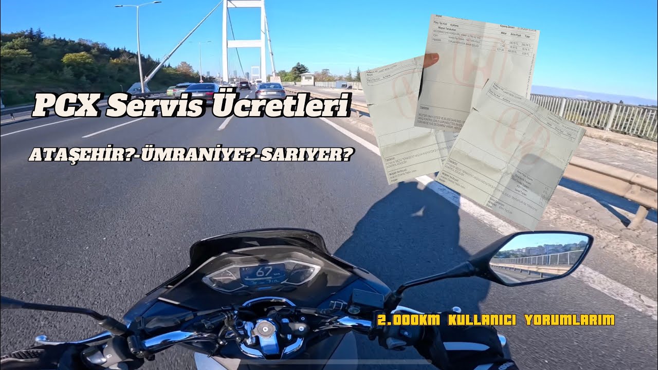 PCX 125 Rodaj Bakımı ve Servis Ücretleri Hk. #pcx125 #motovlog #honda