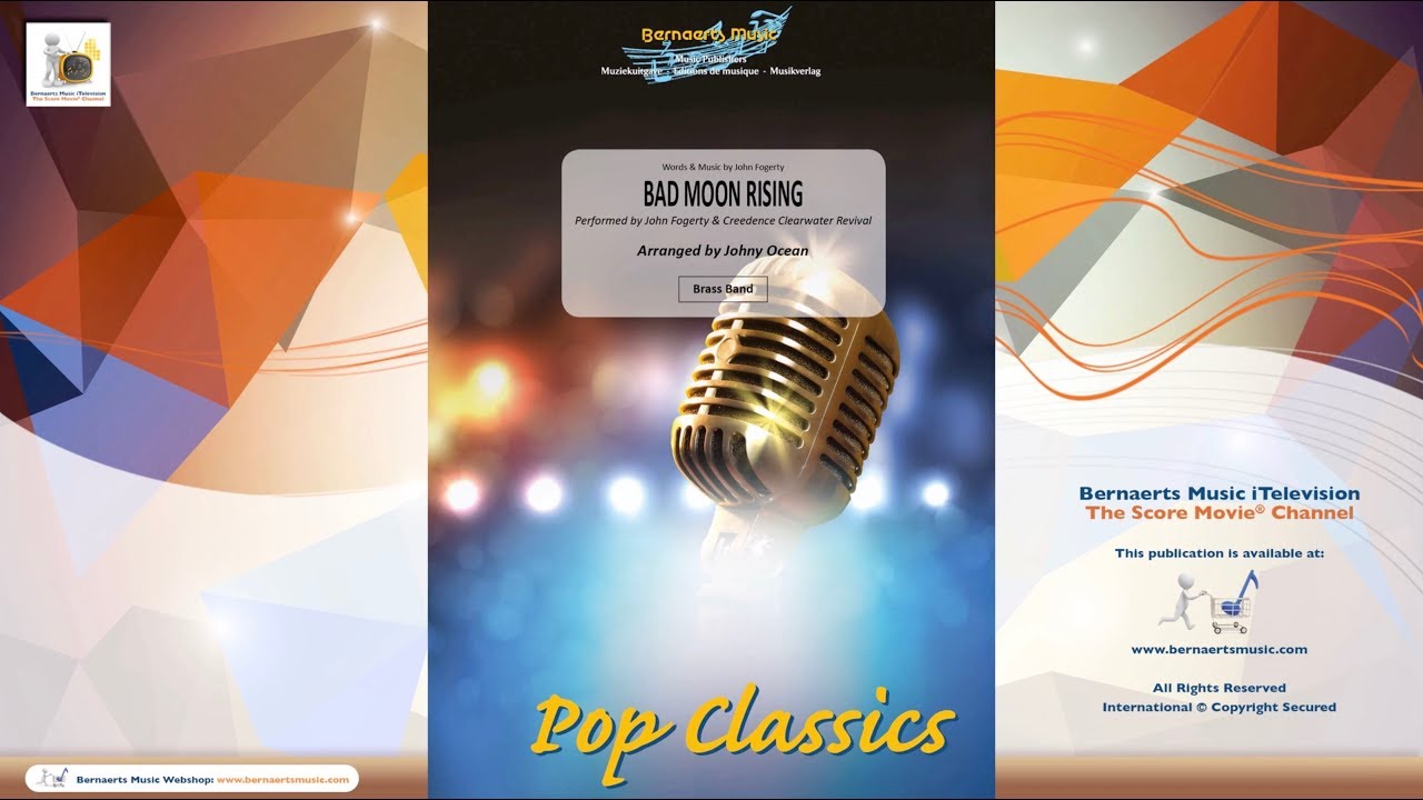 BAD MOON RISING - John Fogerty & Creedence Clearwater Revival, arr. Johny Ocean - Brass Band Version