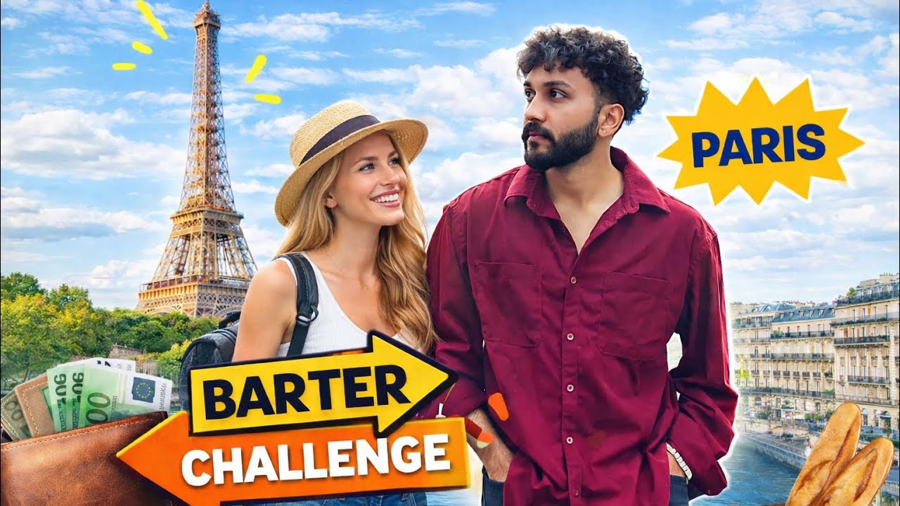 Barter Challenge in Streets of Paris | Indian student in Paris
