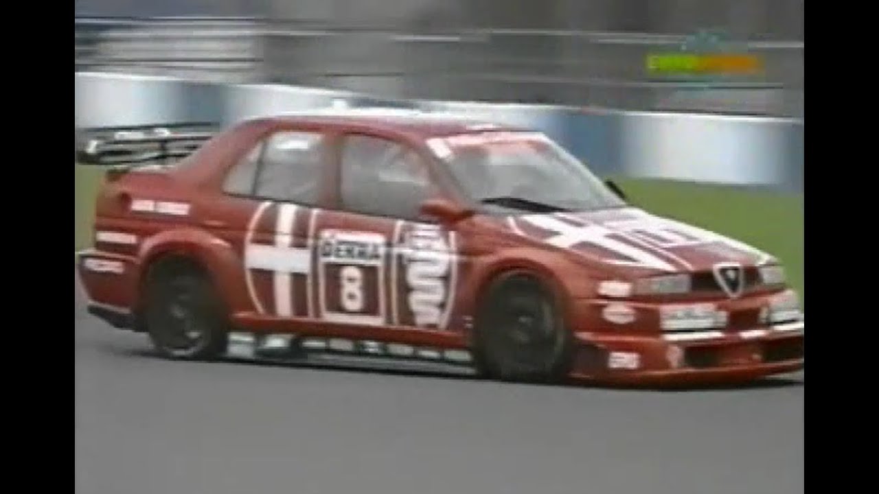 1993 DTM -  Donington - Eurosport (German) - Alfa Romeo 155