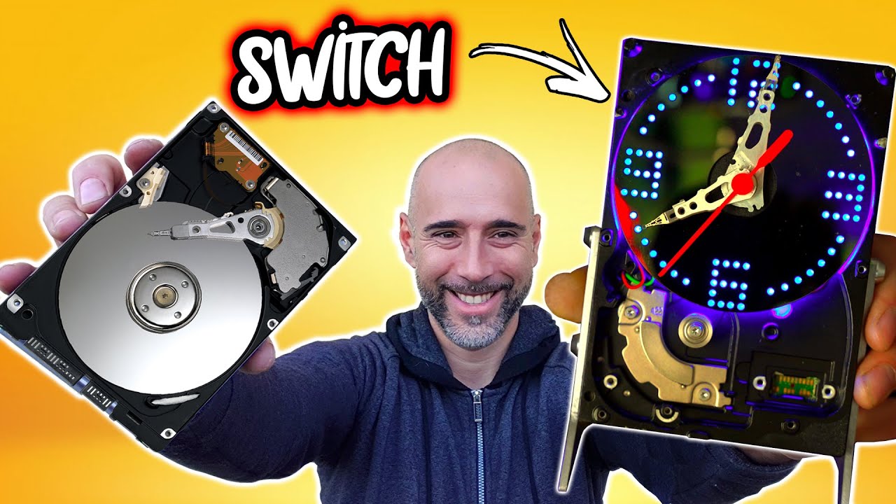 Guardate cosa ho costruito con un vecchio Hard disk?