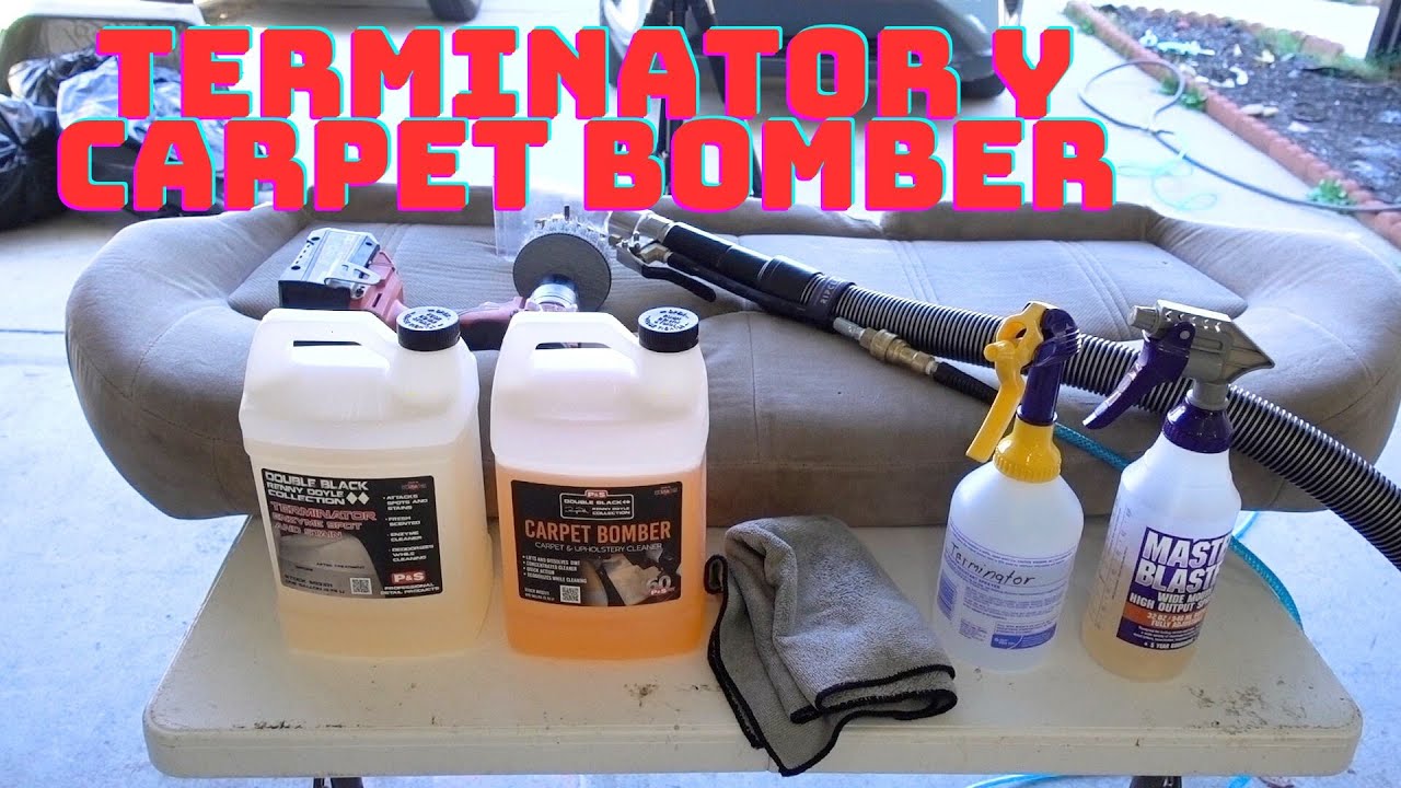 Lavado De Asientos con Terminator y Carpet Bomber de P&S