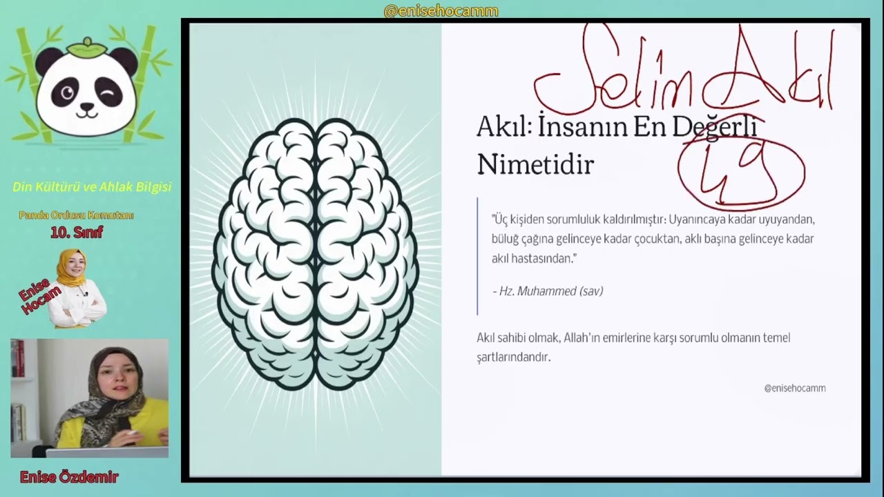 10 SINIF DİN YAZILI TEKRARI 1 dönem 1 yazılı