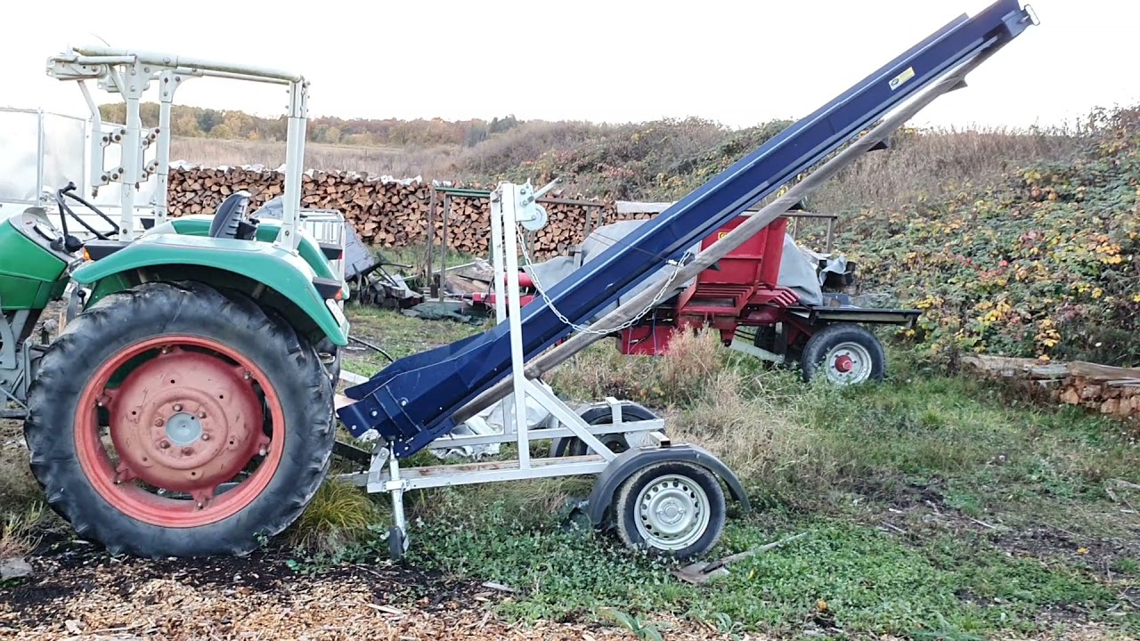 F&ouml;rderband 4m hydraulisch fahrbar