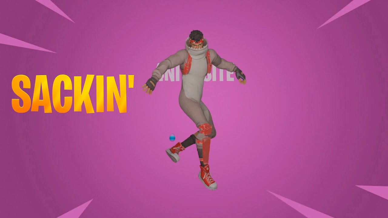 Fortnite Sackin' Emote 🏐 Asaltando 🏐 Futsac 🏐 Footbag 🏐 Pausenvergn&uuml;gen Dance