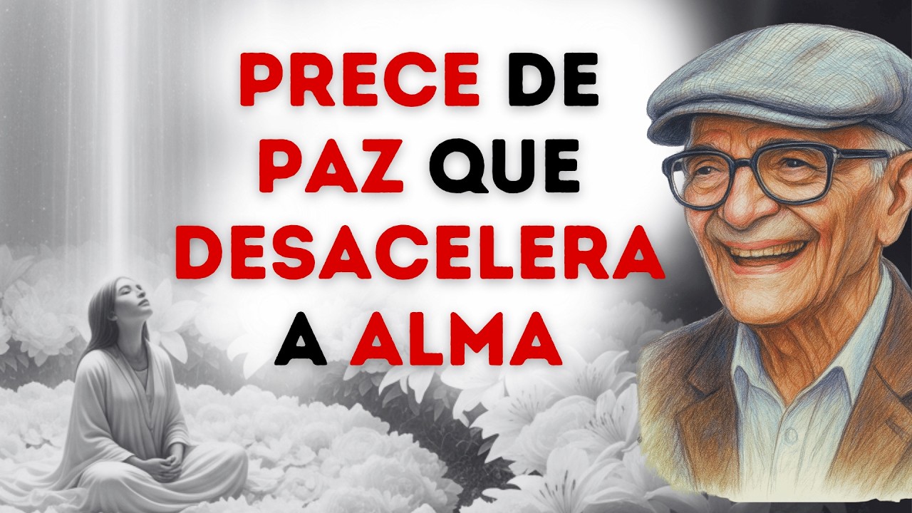 Chico Xavier irradia PAZ que ASSERENA meus PENSAMENTOS ACELERADOS nesta Prece Espírita