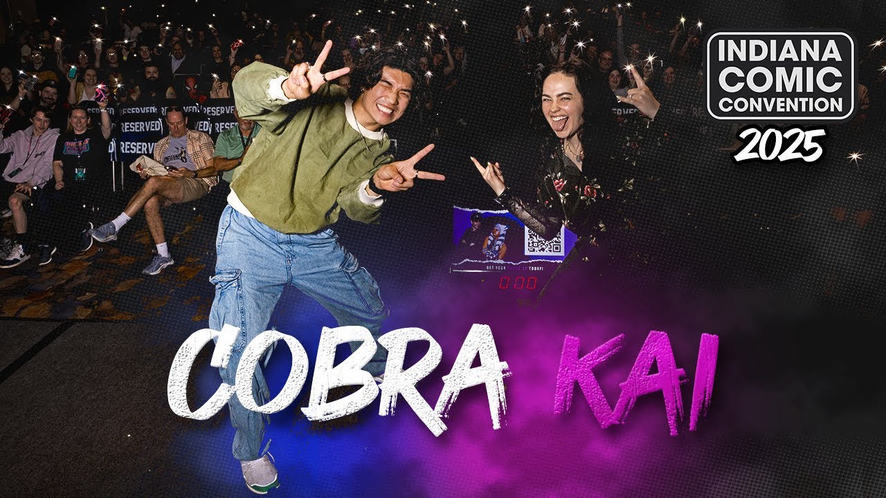 Мэри Маузер и Брэндон Х. Ли | Полная панель #indianacomicconvention #cobrakai