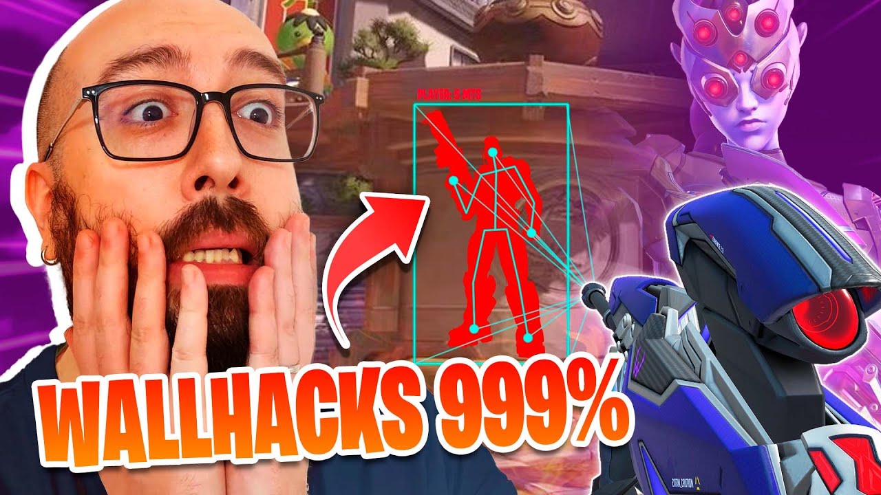 &iexcl;LOS WALLHACKS M&Aacute;S DESCARADOS QUE HE VISTO NUNCA! | Angrod Overwatch