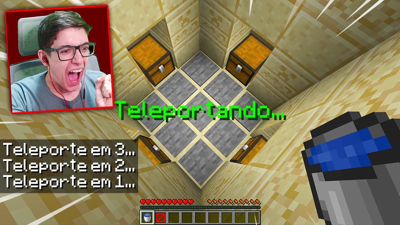 eu fiz uma COMPETI&Ccedil;&Atilde;O de JOGADAS com PRO PLAYERS no minecraft... - geleia