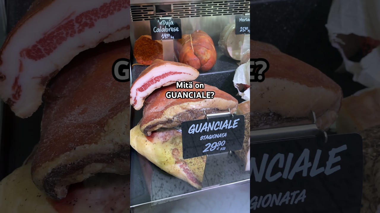 Mit&auml; on Guanciale? #lihatiski #guanciale #ksupermarket
