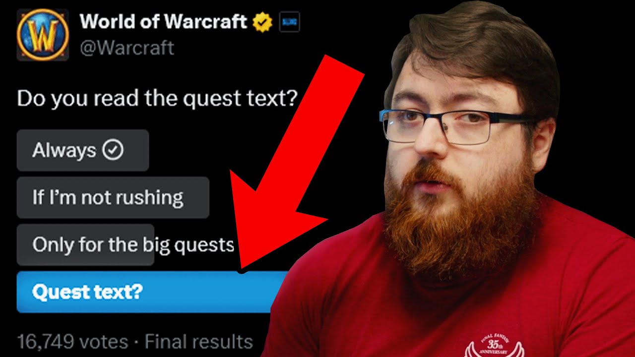 A Shocking Amount Of WoW Players Don't Read Quest Text...