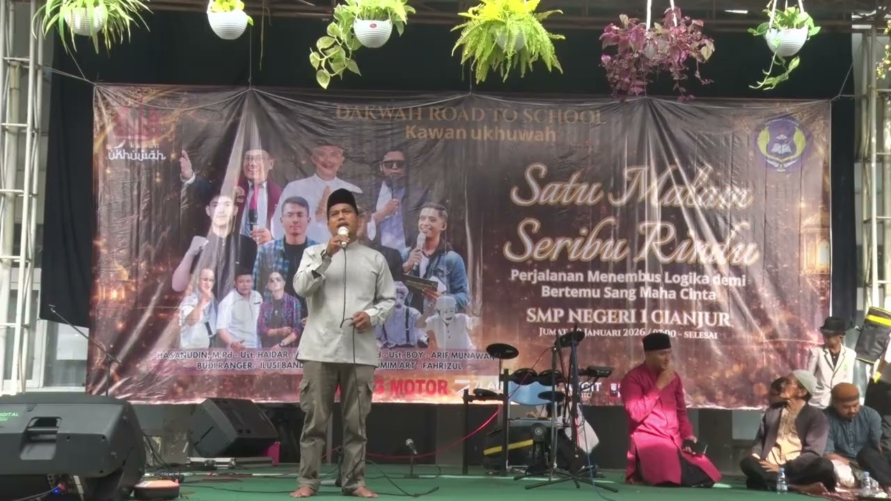 dakwah road to school SMPN 1 CIANJUR